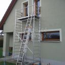 Postup renovace dřevěných oken hliníkovým opláštěním, Jindřichův Hradec, Jihočeský kraj