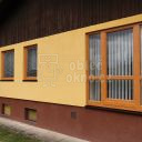 Dřevěná okna po renovaci systémem hliníkového opláštění s dekorem dřeva - Suchdol nad Lužnicí, Jihočeský Kraj