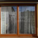 Dřevěné okno po renovaci hliníkovým pláštěm Window servis
